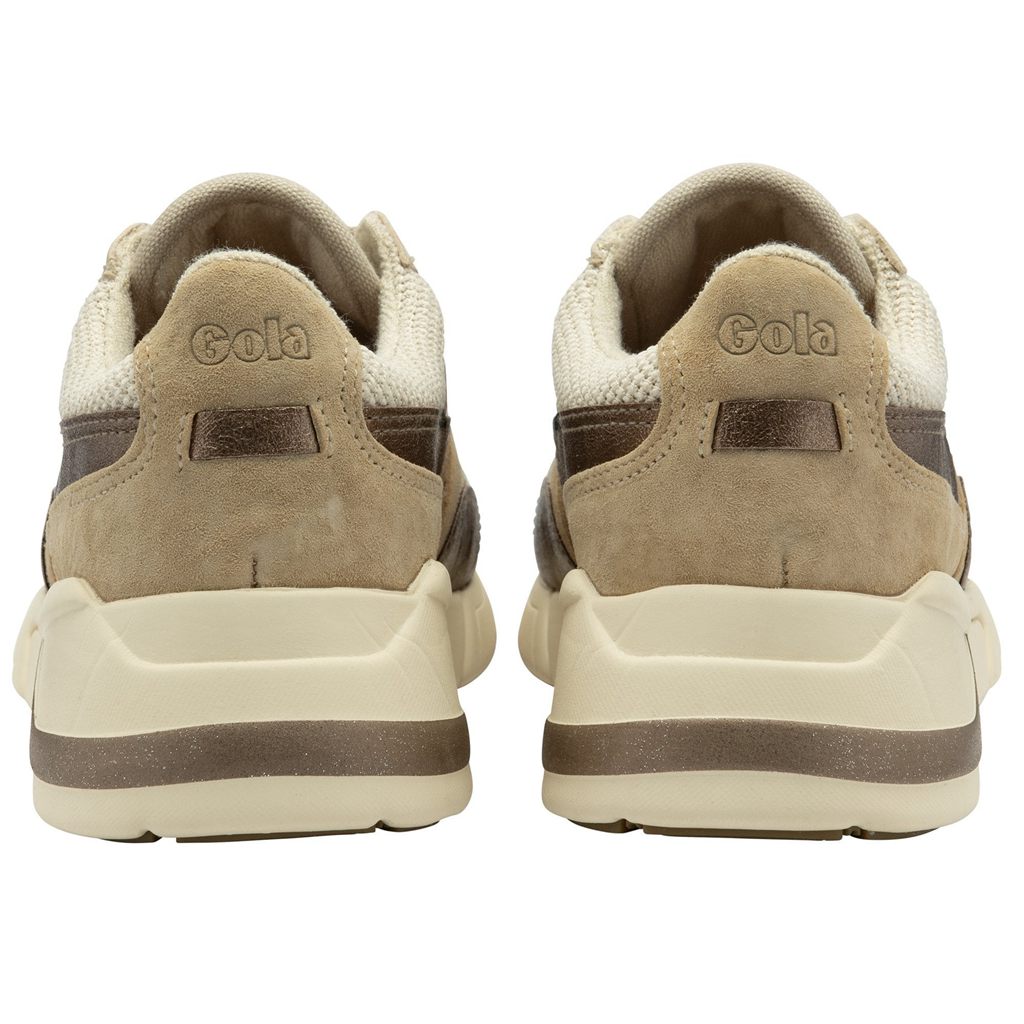 Gola Classics Eclipse Mode Sneakers Wheat Oat Bronze Hungary | WGX-879520