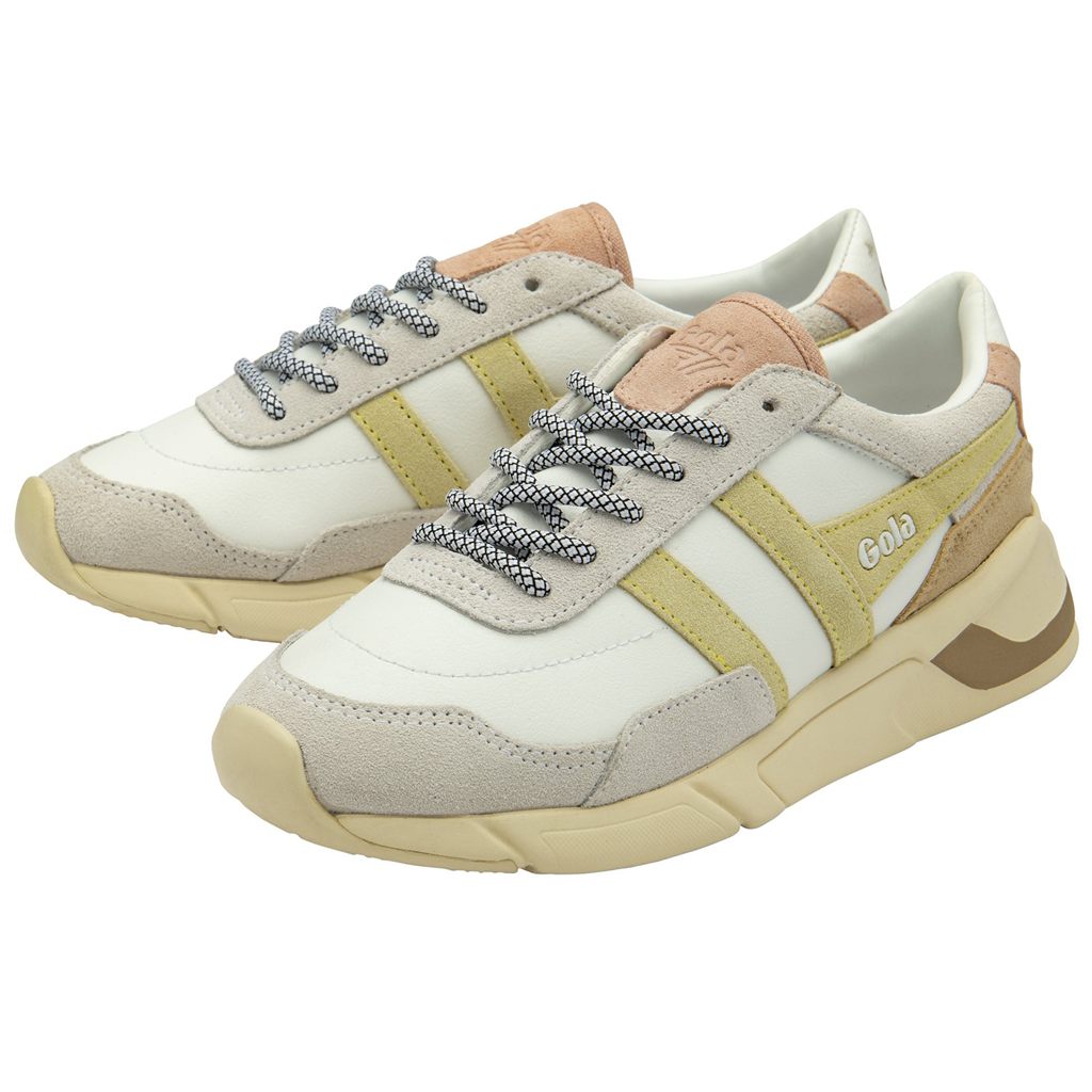 Gola Classics Eclipse Pure Sneakers Fehér Citrom Rózsaszín Hungary | GMC-805629