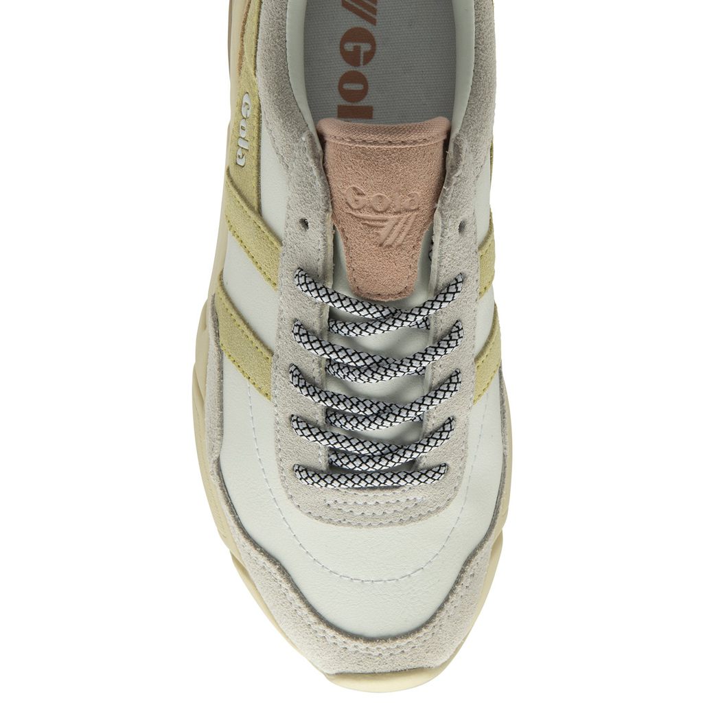 Gola Classics Eclipse Pure Sneakers Fehér Citrom Rózsaszín Hungary | GMC-805629