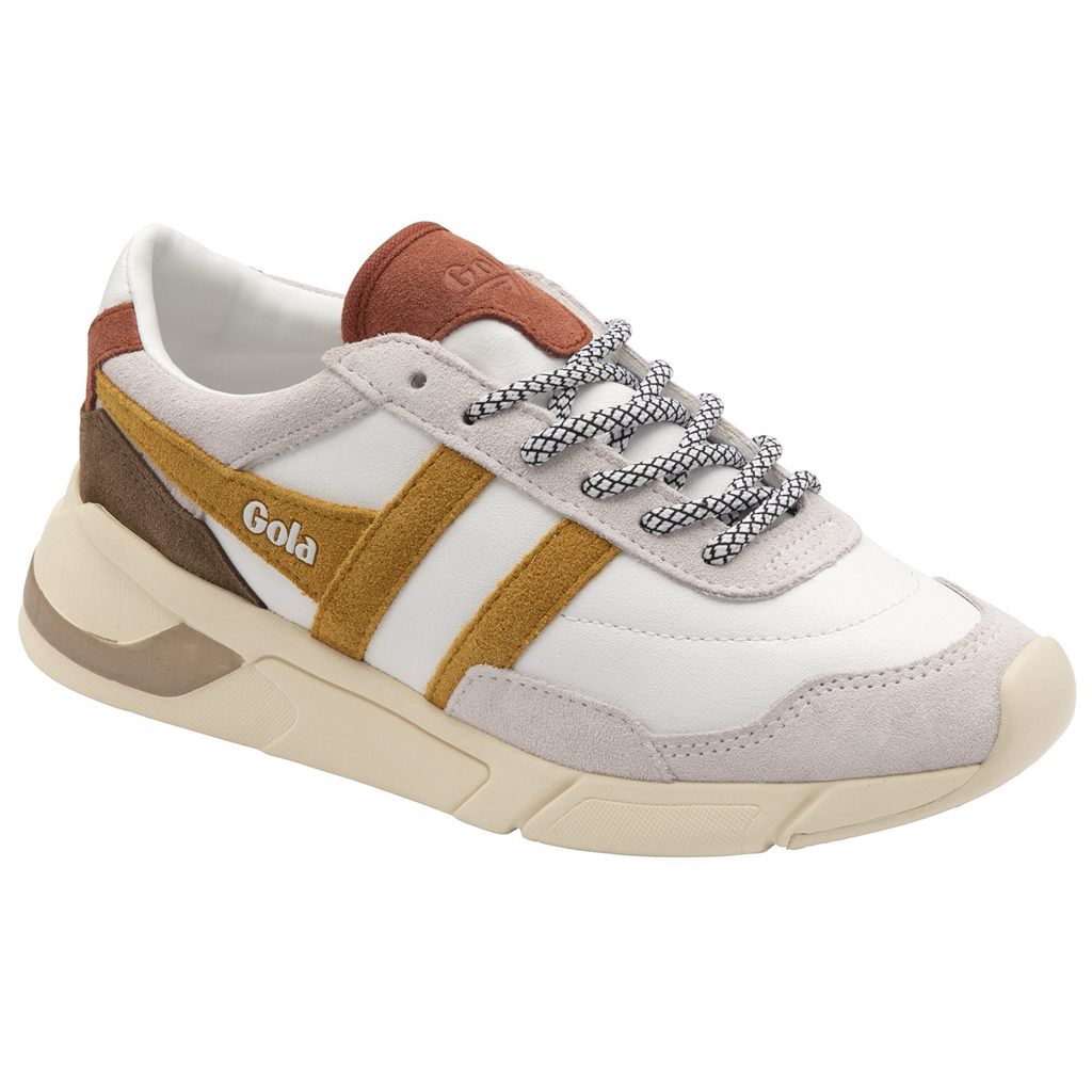 Gola Classics Eclipse Pure Sneakers Fehér Narancssárga Hungary | WZT-257094