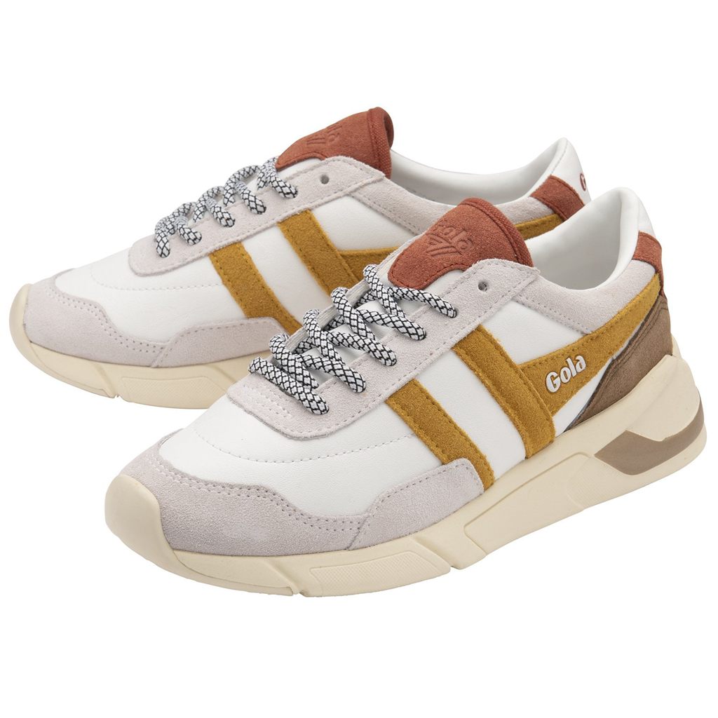 Gola Classics Eclipse Pure Sneakers Fehér Narancssárga Hungary | WZT-257094