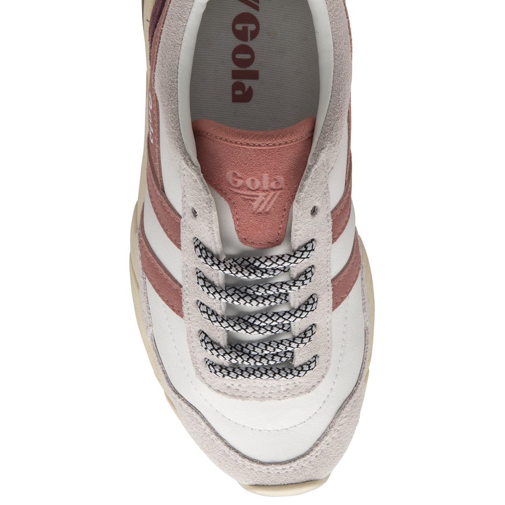 Gola Classics Eclipse Pure Sneakers Fehér Rózsaszín Korall Rózsaszín Hungary | MFZ-208917