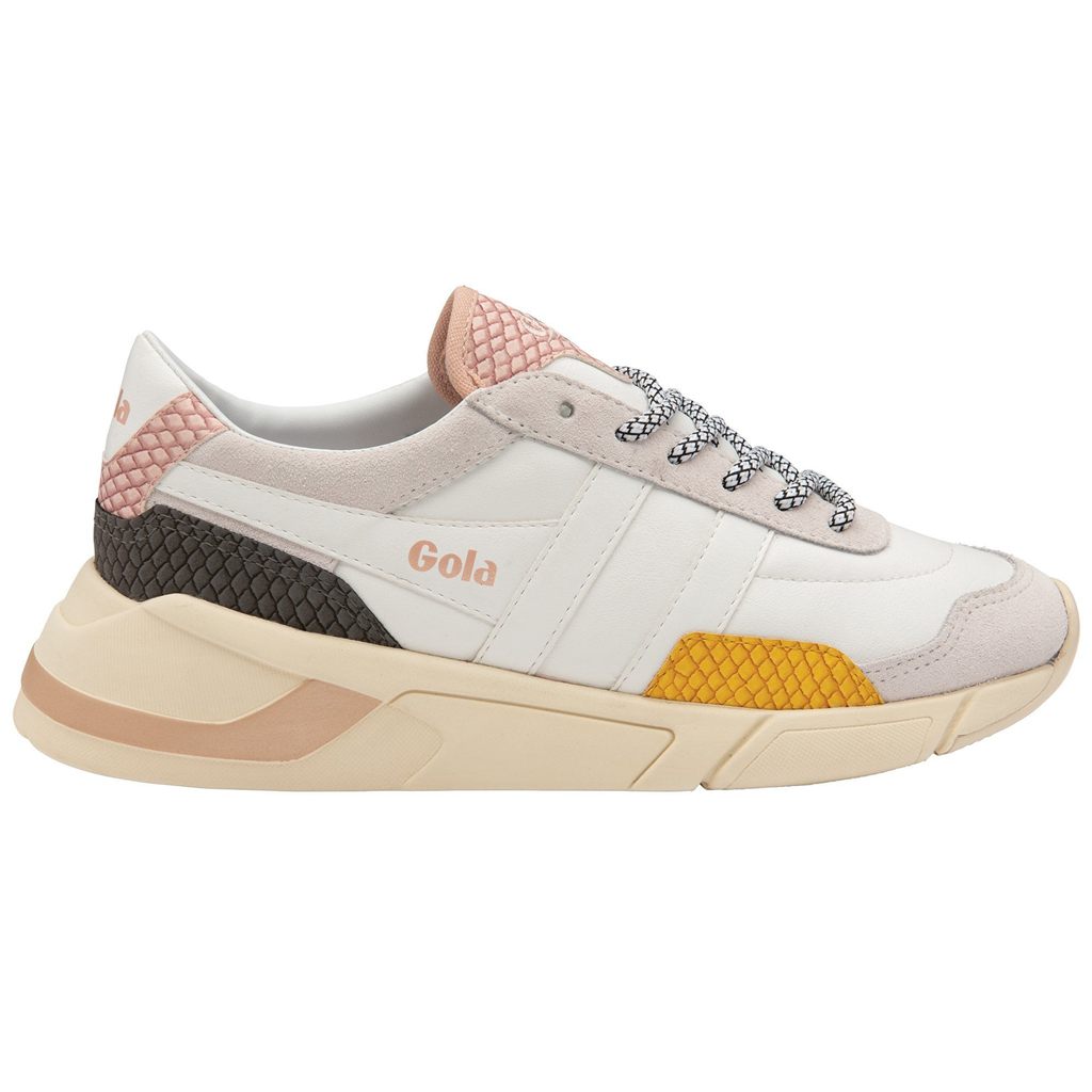 Gola Classics Eclipse Trident Snake Sneakers Fehér Rózsaszín Hungary | WKF-301279