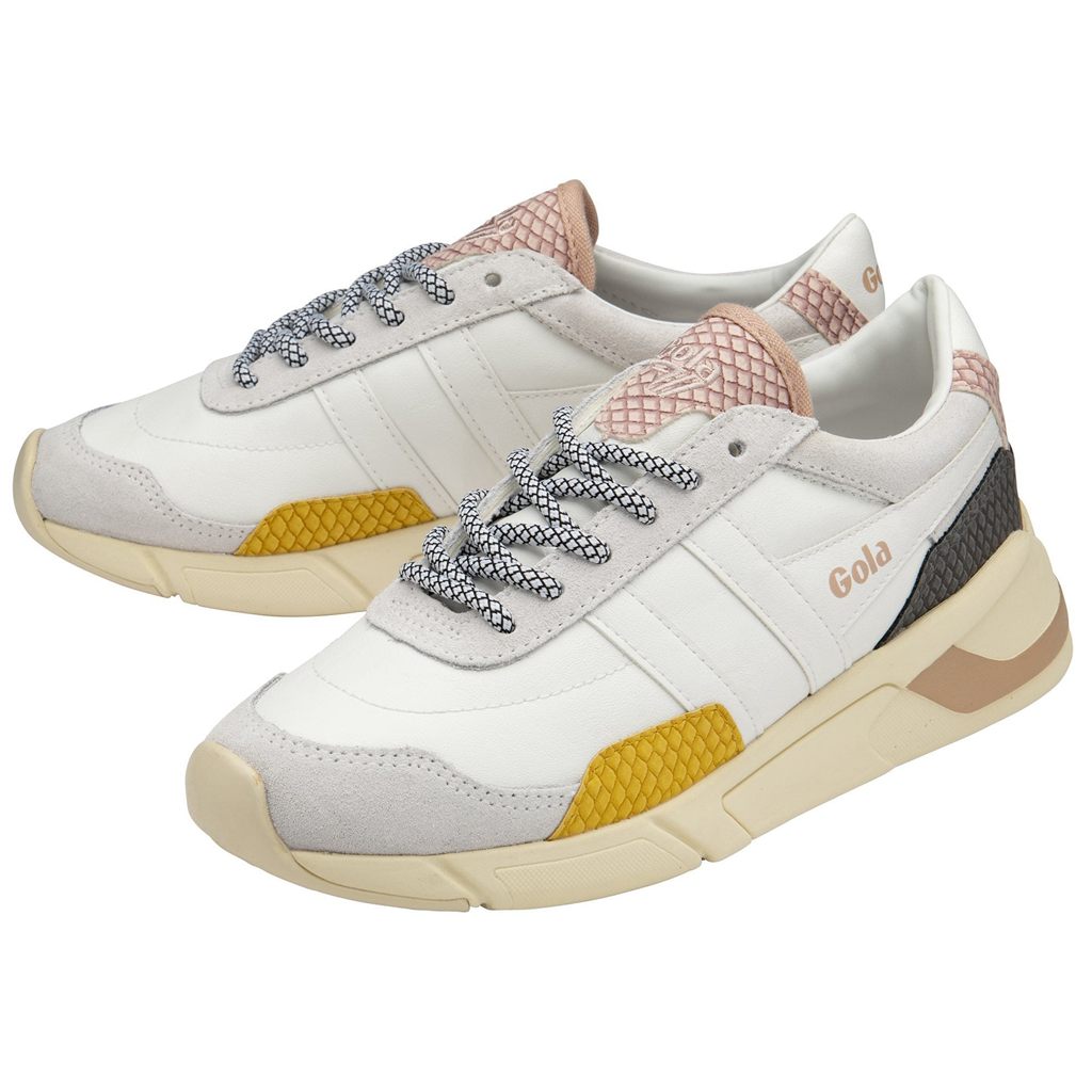 Gola Classics Eclipse Trident Snake Sneakers Fehér Rózsaszín Hungary | WKF-301279