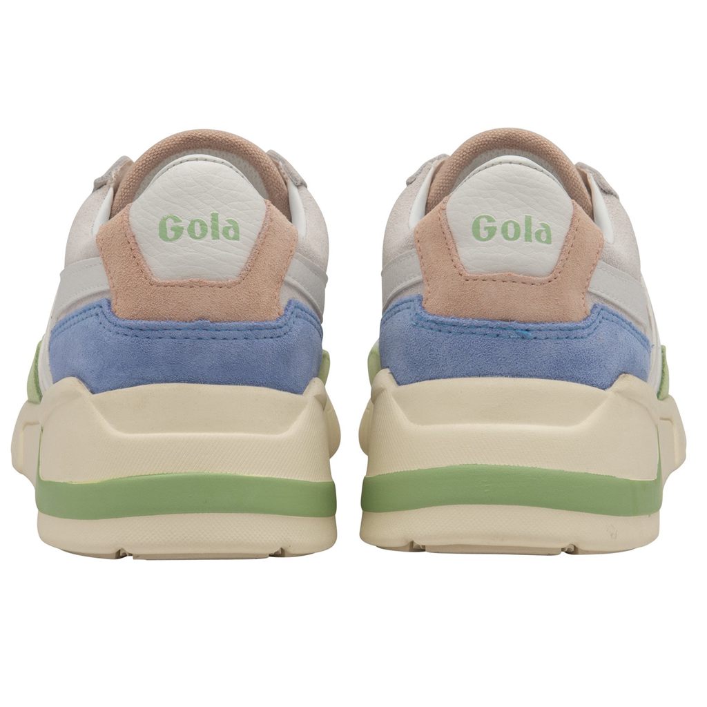 Gola Classics Eclipse Trident Sneakers Fehér Zöld Kék Hungary | JYX-201536