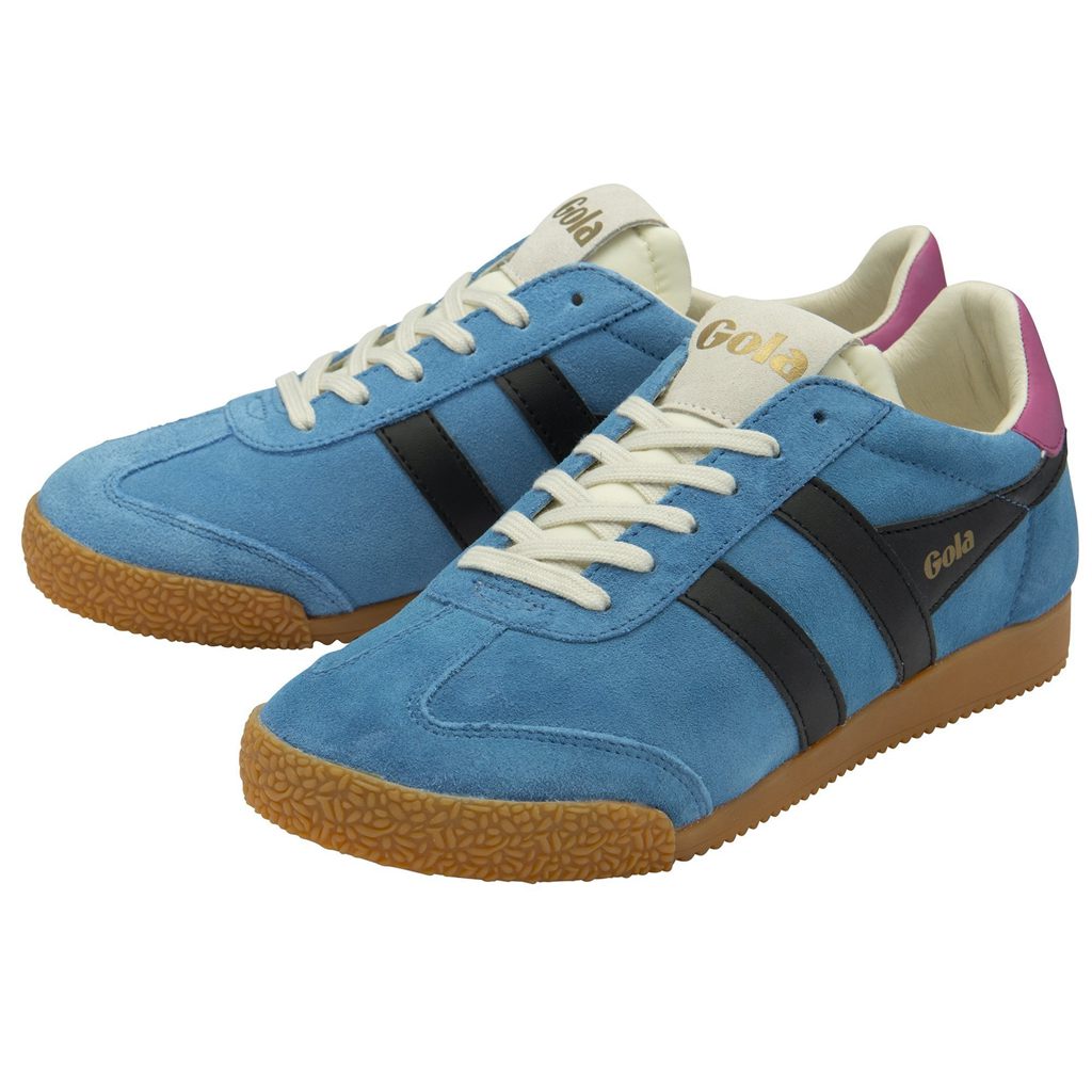 Gola Classics Elan Sneakers Fekete Fukszia Hungary | CFD-395174