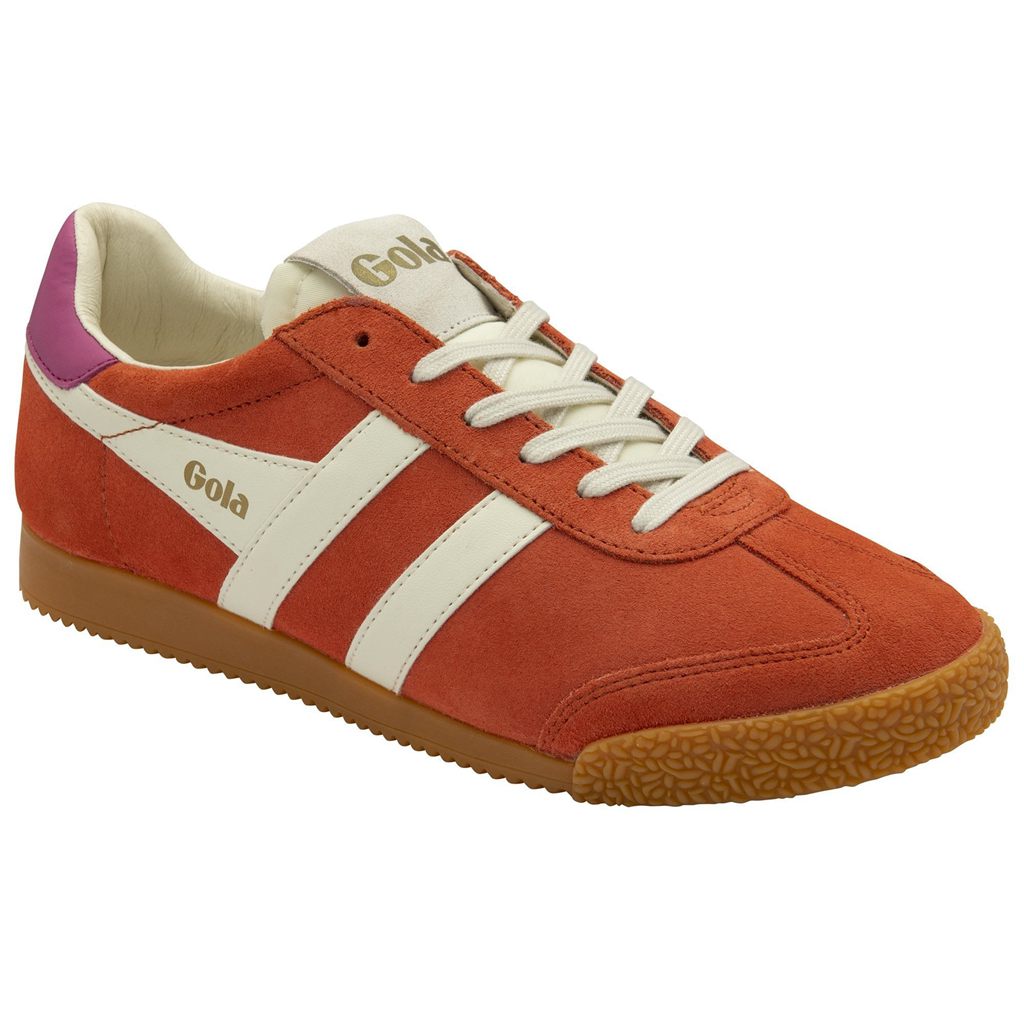 Gola Classics Elan Sneakers Korall Fehér Fukszia Hungary | ZSQ-617324