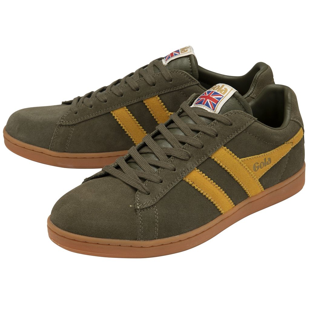 Gola Classics Equipe Suede Sneakers Khaki Hungary | PMG-086725
