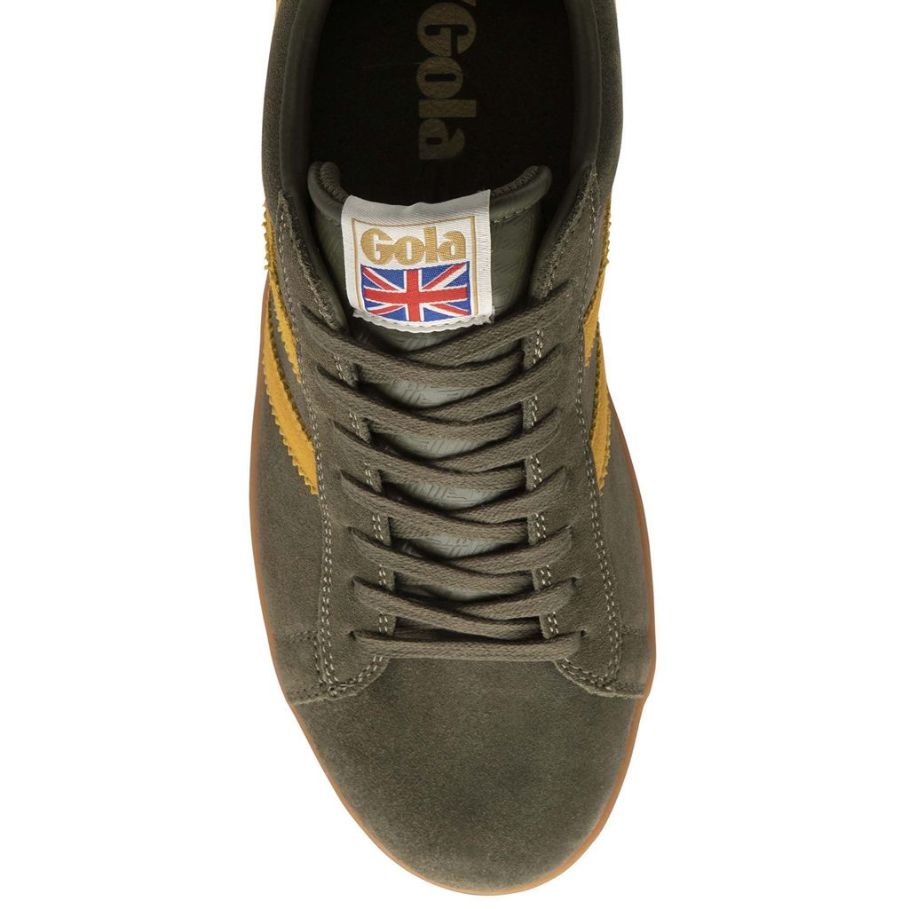 Gola Classics Equipe Suede Sneakers Khaki Hungary | PMG-086725