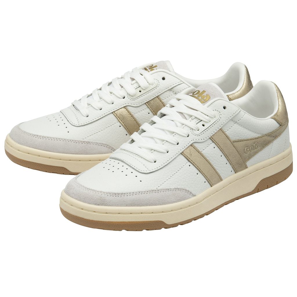 Gola Classics Falcon Mirror Sneakers Fehér Arany Hungary | FCP-789534