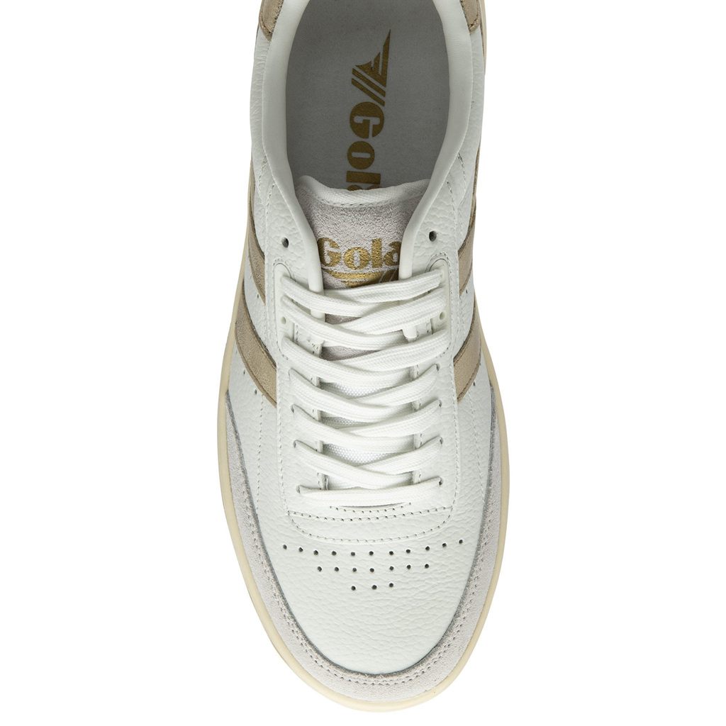 Gola Classics Falcon Mirror Sneakers Fehér Arany Hungary | FCP-789534