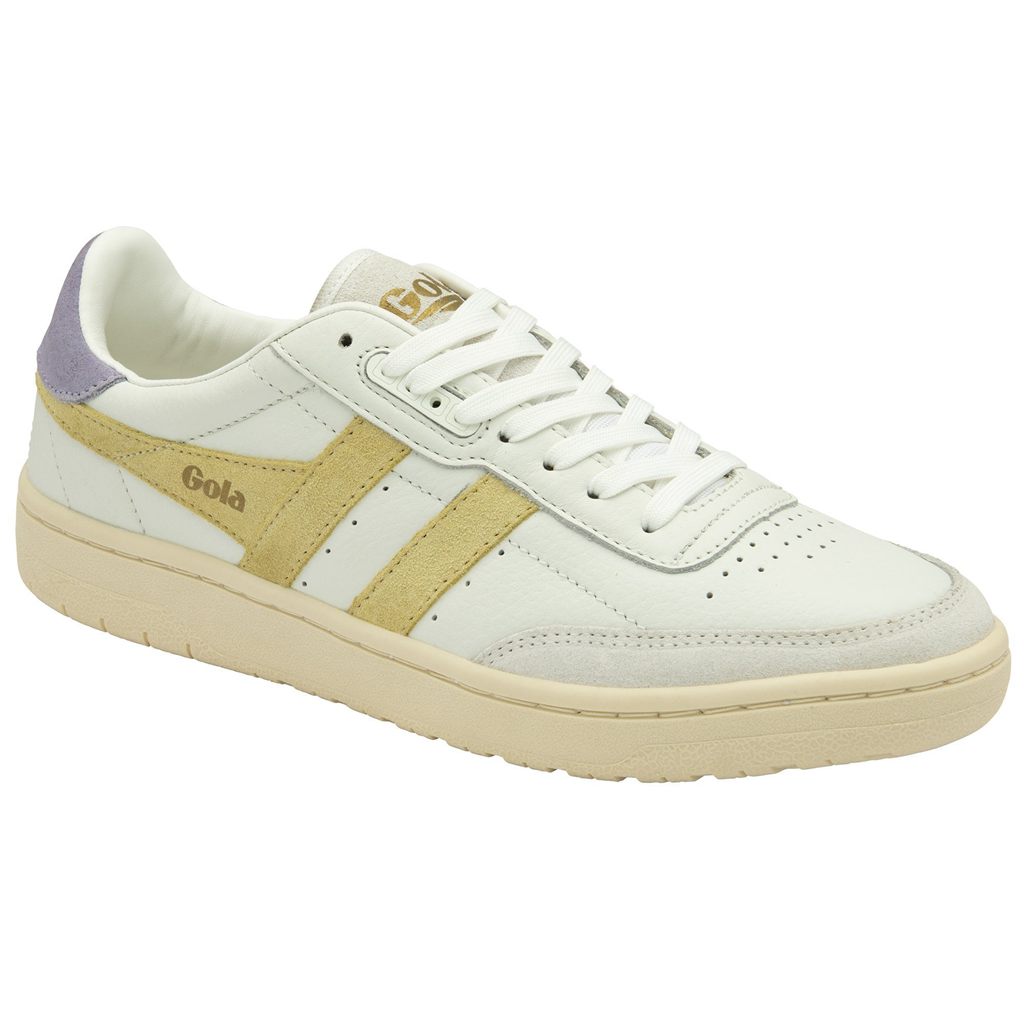Gola Classics Falcon Sneakers Fehér Citrom Levendula Hungary | YVU-234896