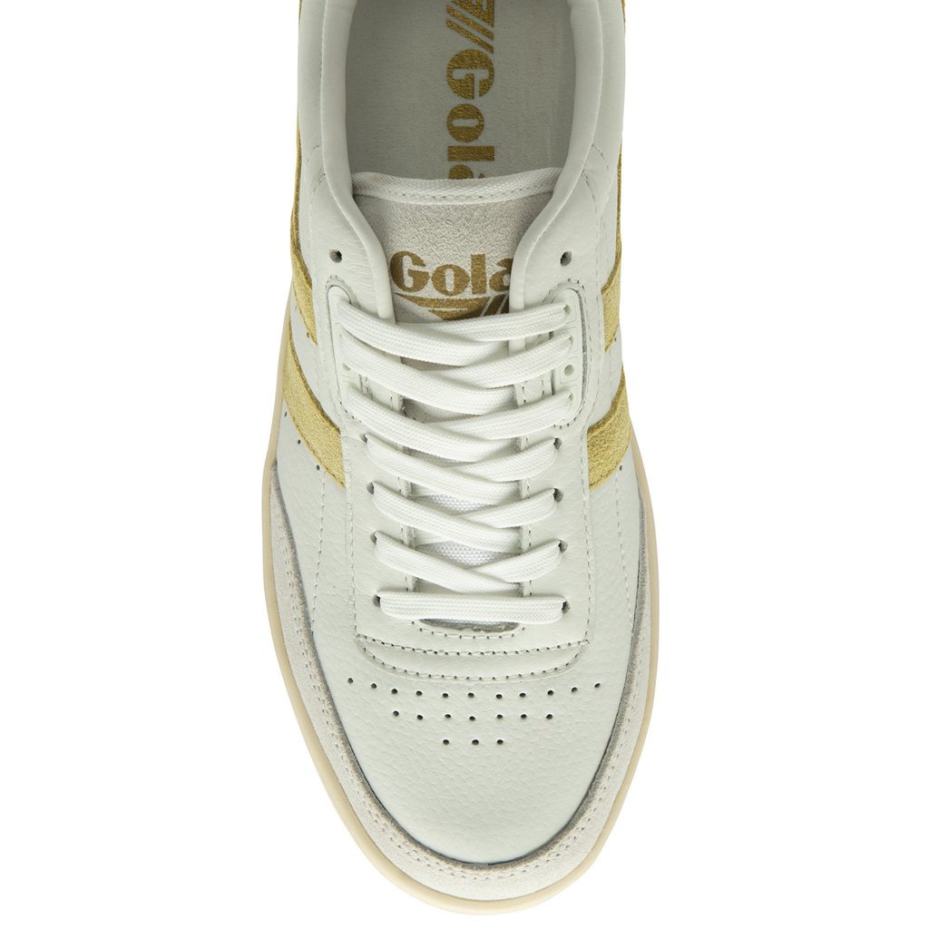 Gola Classics Falcon Sneakers Fehér Citrom Levendula Hungary | YVU-234896