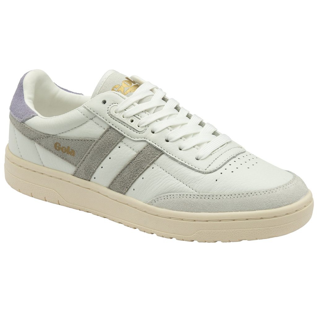 Gola Classics Falcon Sneakers Fehér Világos Szürke Levendula Hungary | QKY-286941