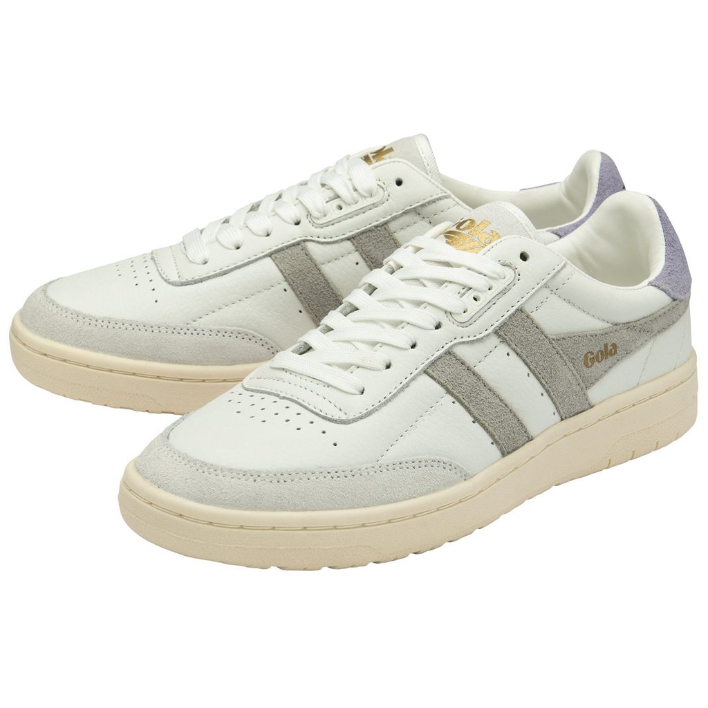 Gola Classics Falcon Sneakers Fehér Világos Szürke Levendula Hungary | QKY-286941