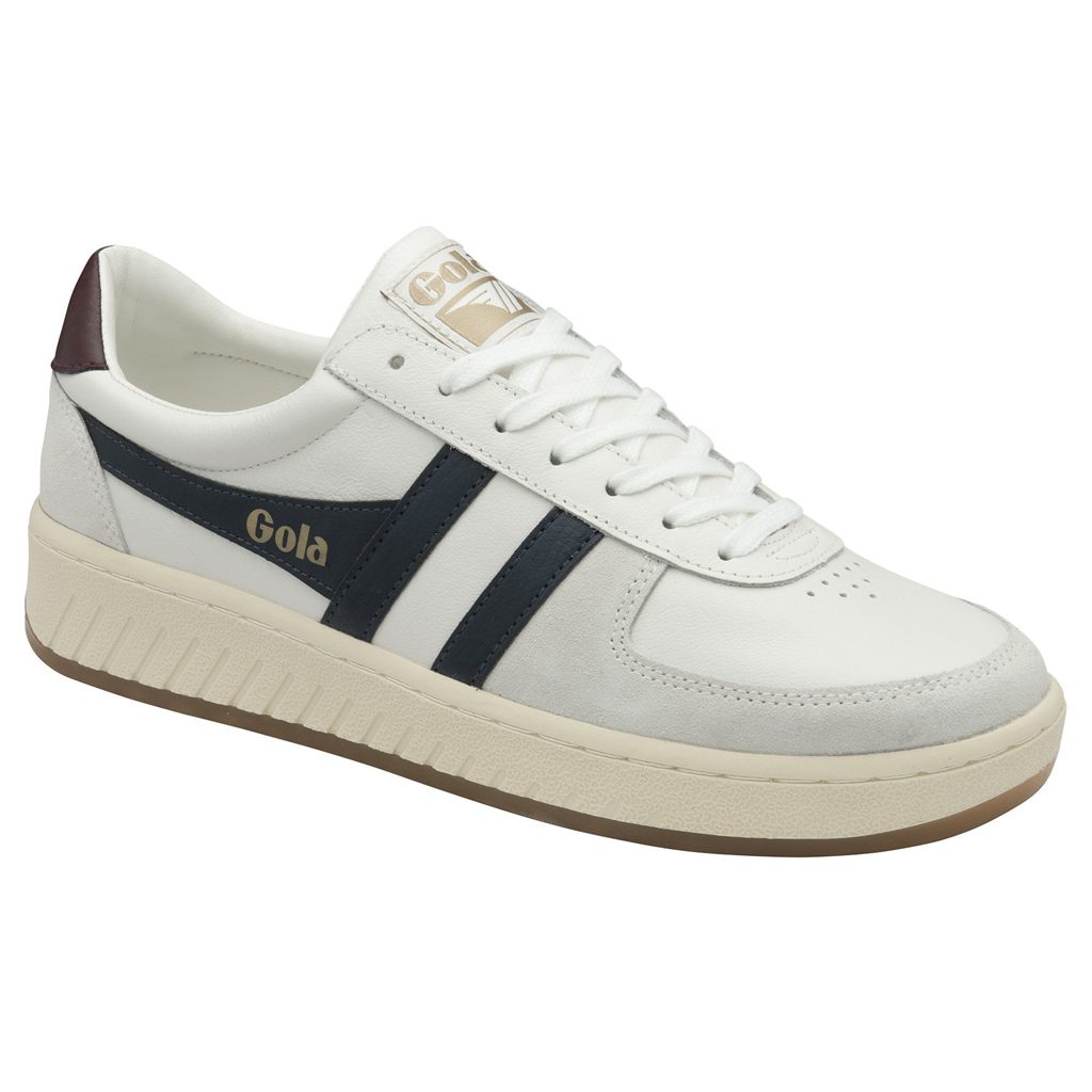 Gola Classics Grandslam Classic Sneakers Fehér Sötétkék Bordó Hungary | FKB-879540