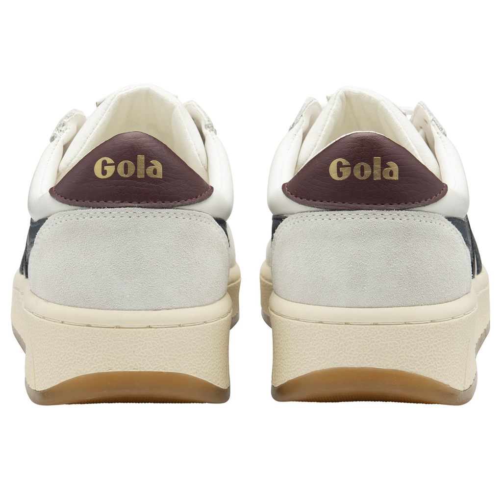 Gola Classics Grandslam Classic Sneakers Fehér Sötétkék Bordó Hungary | FKB-879540