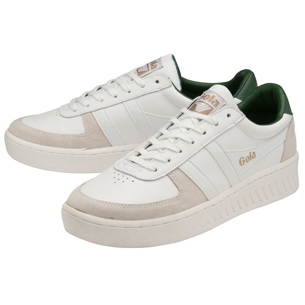 Gola Classics Grandslam Classic Sneakers Fehér Sötétzöld Hungary | MTA-740182
