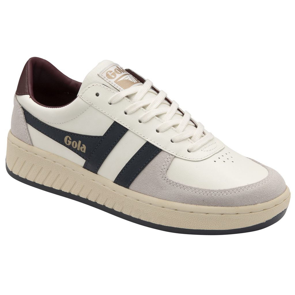 Gola Classics Grandslam Classic Sneakers Fehér Sötétkék Bordó Hungary | UIH-835670