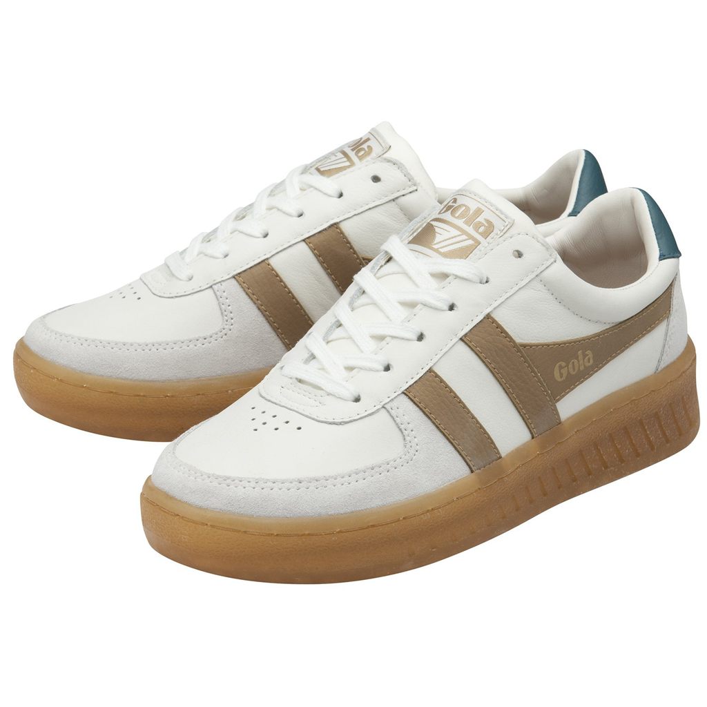 Gola Classics Grandslam Elite Sneakers Fehér Világos Páva Hungary | UBG-139462