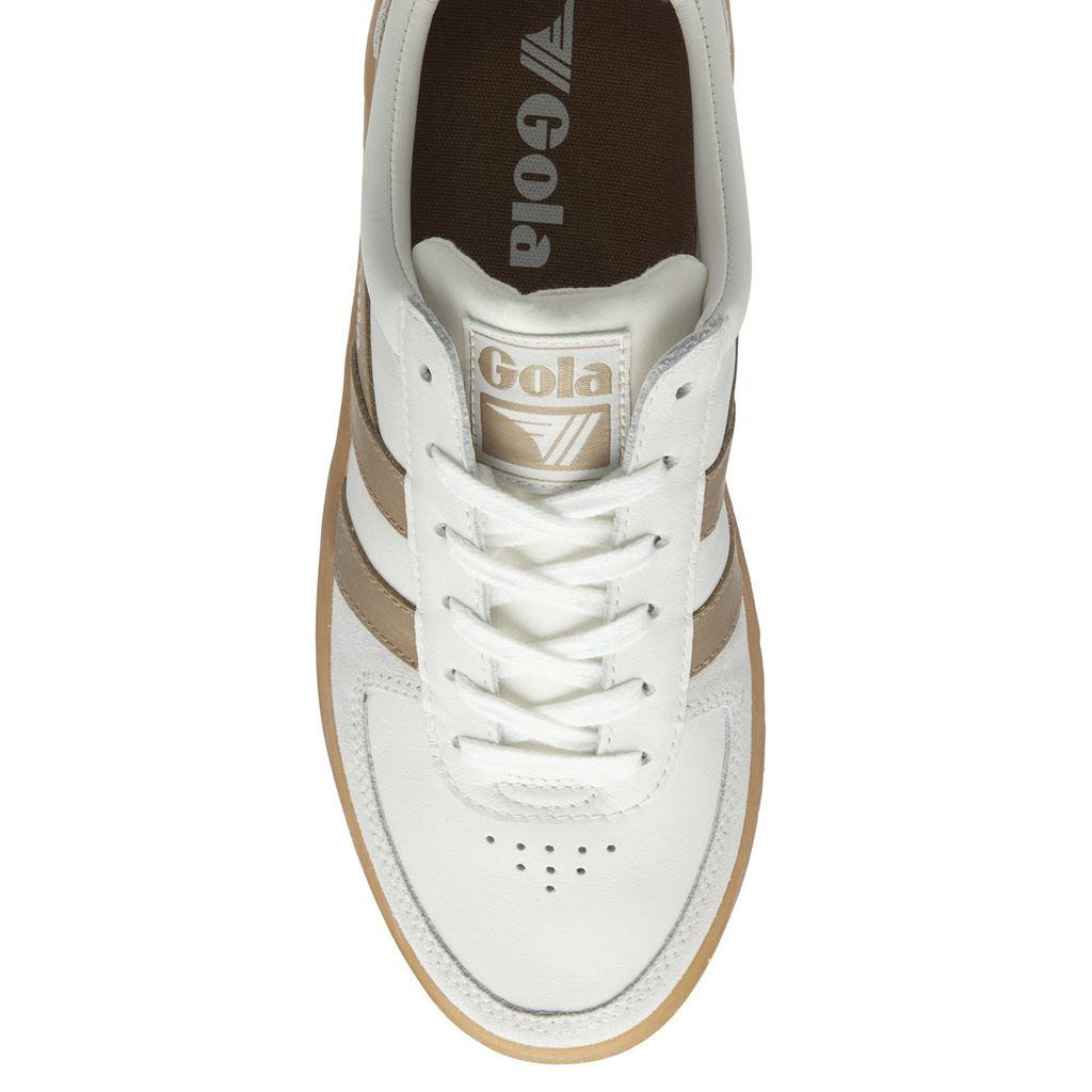 Gola Classics Grandslam Elite Sneakers Fehér Világos Páva Hungary | UBG-139462
