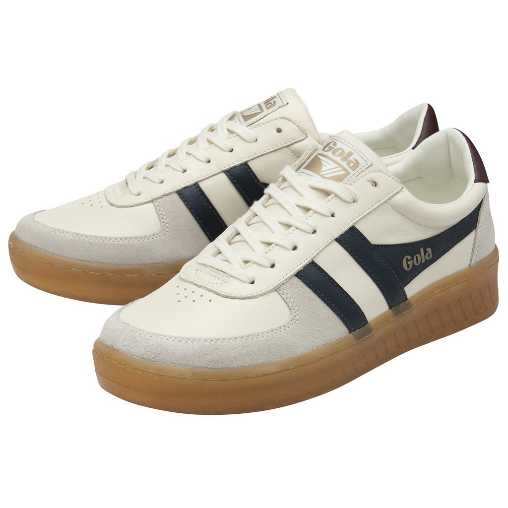 Gola Classics Grandslam Elite Sneakers Fehér Sötétkék Bordó Hungary | SYO-026481