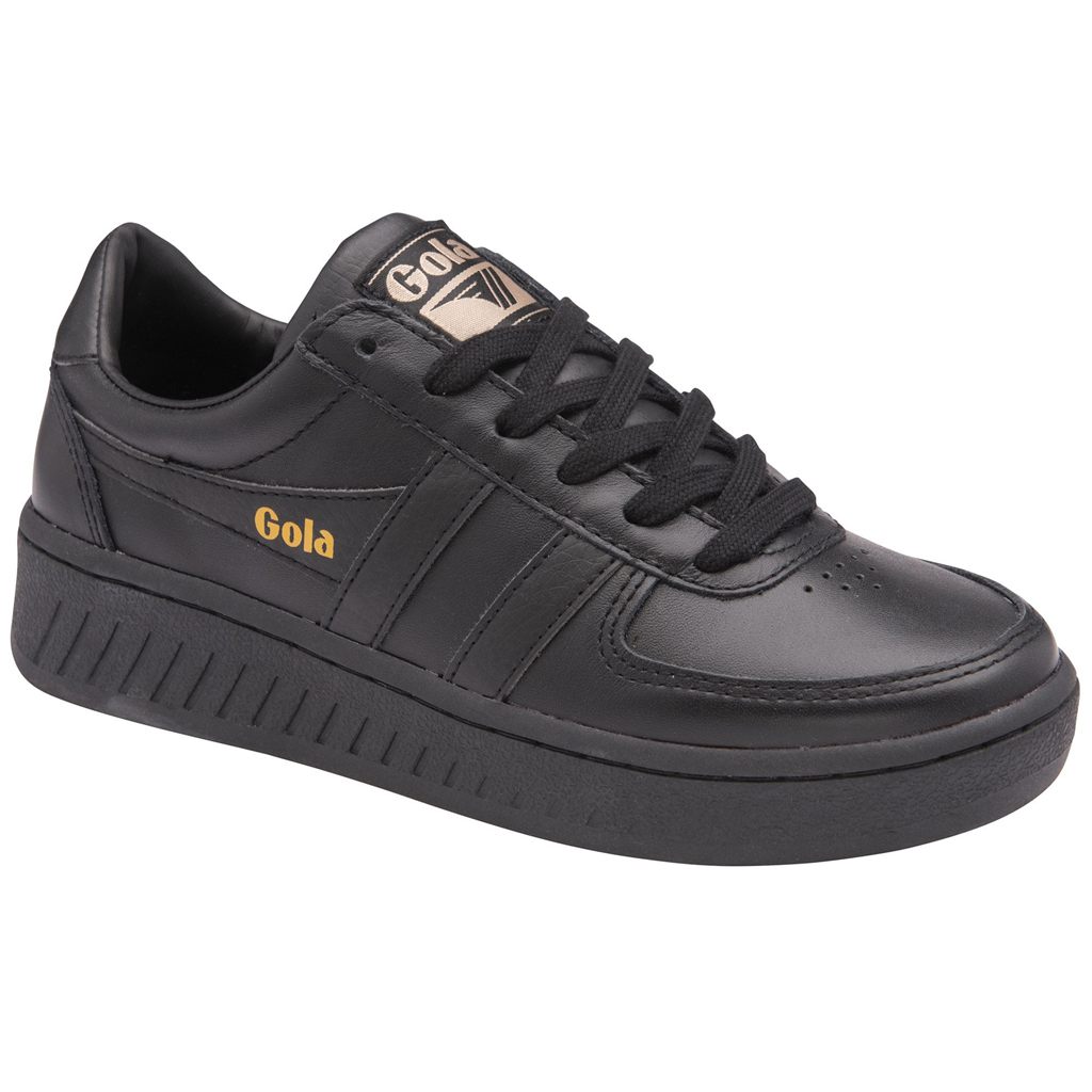 Gola Classics Grandslam Leather Sneakers Fekete Hungary | NWP-623904
