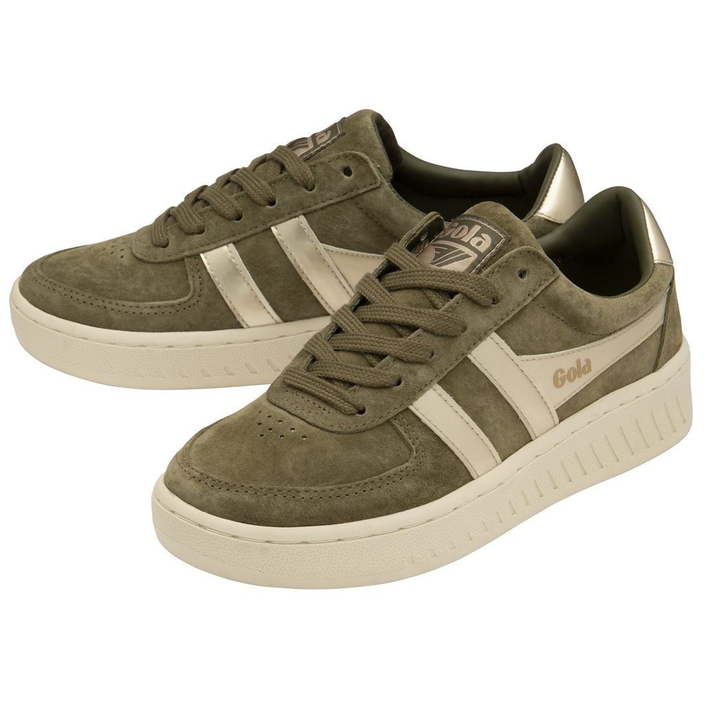 Gola Classics Grandslam Pearl Sneakers Khaki Hungary | HCX-625408