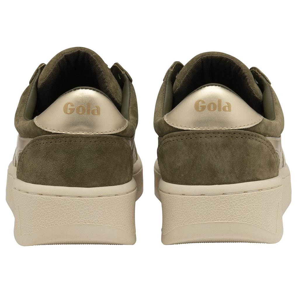 Gola Classics Grandslam Pearl Sneakers Khaki Hungary | HCX-625408
