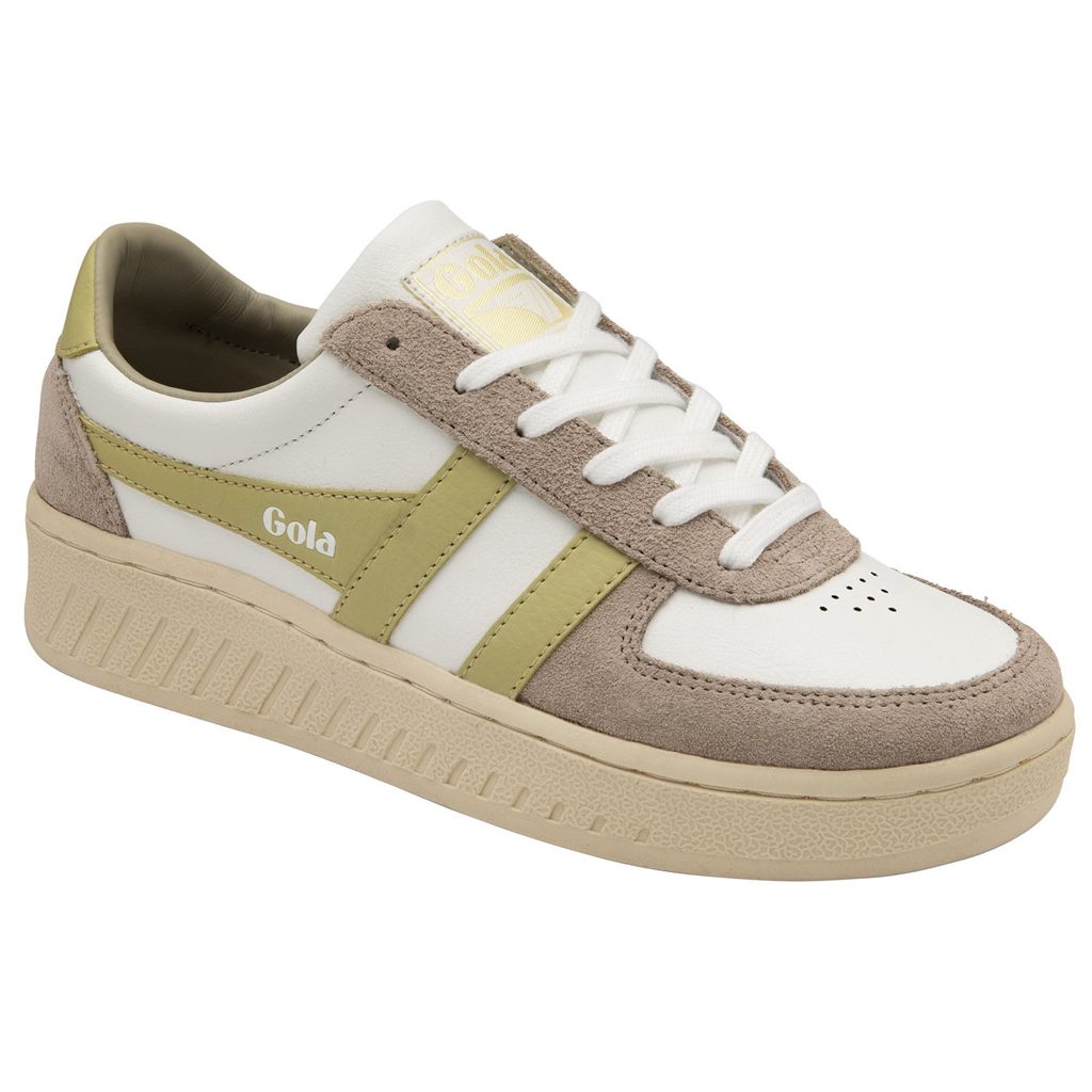Gola Classics Grandslam Pure Sneakers Fehér Szürke Citrom Hungary | PYF-190765