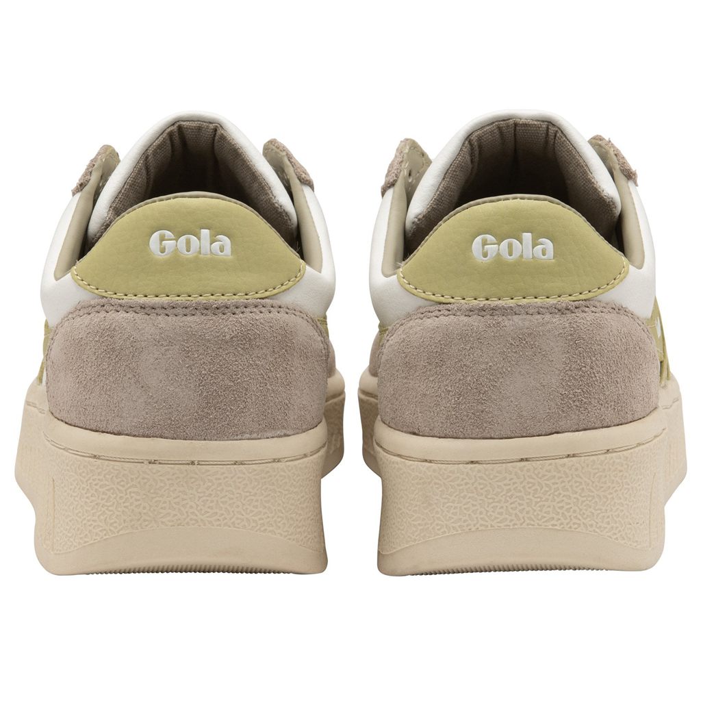 Gola Classics Grandslam Pure Sneakers Fehér Szürke Citrom Hungary | PYF-190765