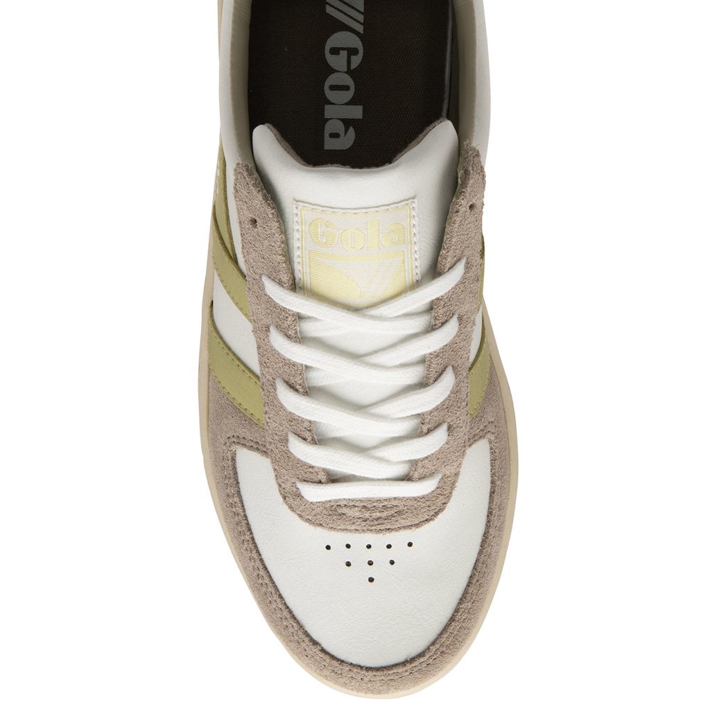 Gola Classics Grandslam Pure Sneakers Fehér Szürke Citrom Hungary | PYF-190765