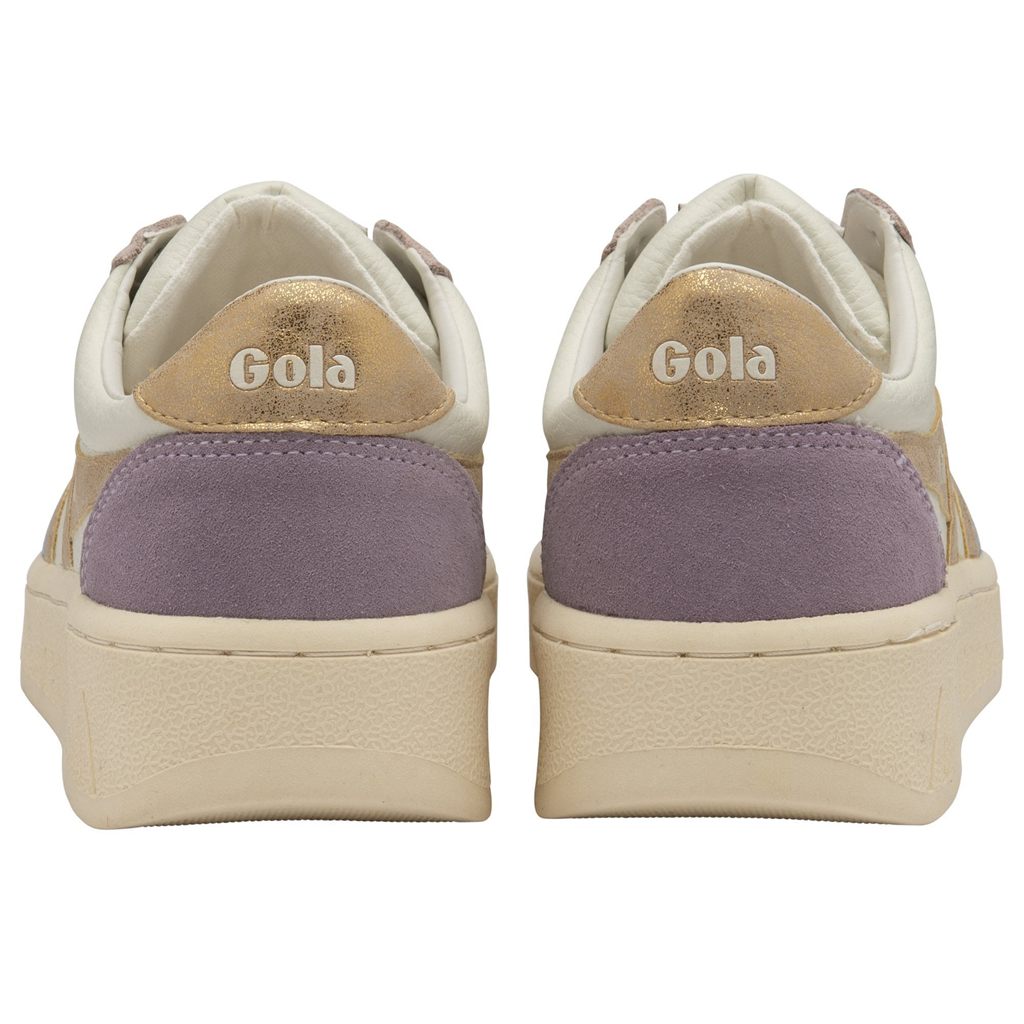 Gola Classics Grandslam Quadrant Sneakers Fehér Kék Arany Hungary | NQL-861047