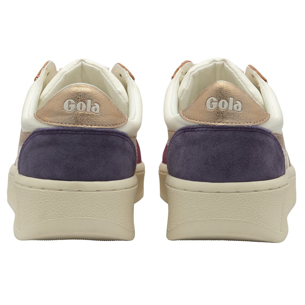 Gola Classics Grandslam Quadrant Sneakers Fehér Rózsaszín Arany Hungary | YVJ-637520