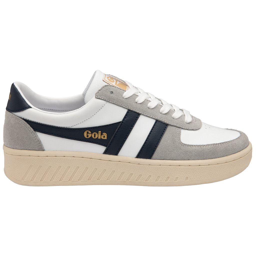 Gola Classics Grandslam Quadrant Sneakers Fehér Világos Szürke Sötétkék Hungary | IPE-063458