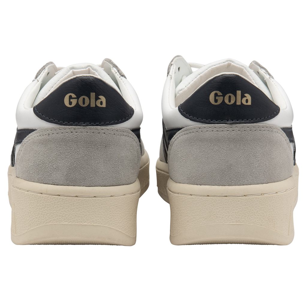 Gola Classics Grandslam Quadrant Sneakers Fehér Világos Szürke Sötétkék Hungary | IPE-063458