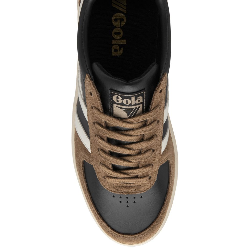Gola Classics Grandslam Quadrant Sneakers Fekete Fehér Hungary | FXK-051736