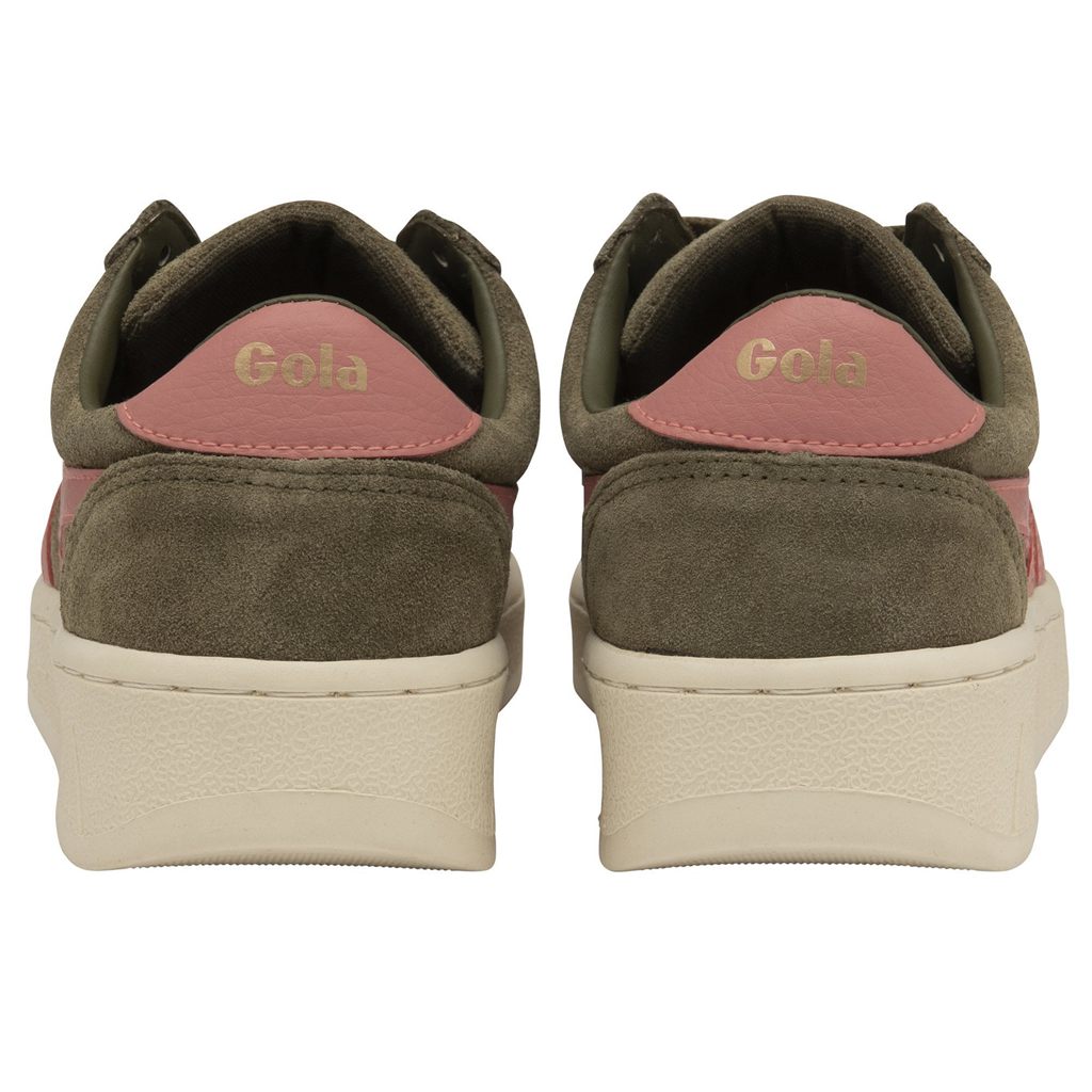 Gola Classics Grandslam Suede Sneakers Khaki Korall Rózsaszín Hungary | SRP-051782