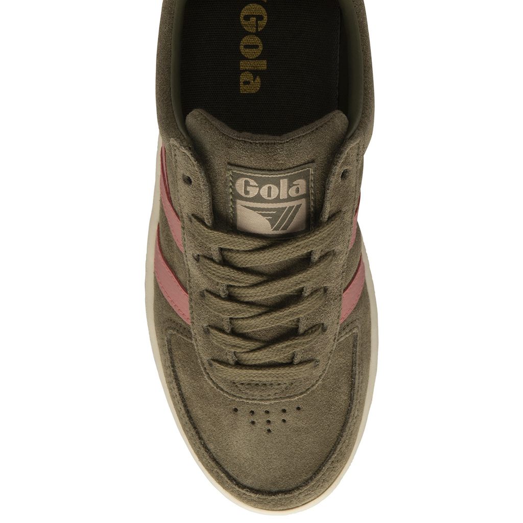 Gola Classics Grandslam Suede Sneakers Khaki Korall Rózsaszín Hungary | SRP-051782