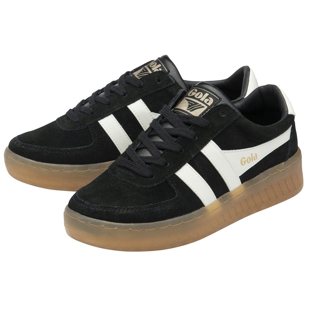 Gola Classics Grandslam Suede Sneakers Fekete Fehér Hungary | WOE-298041