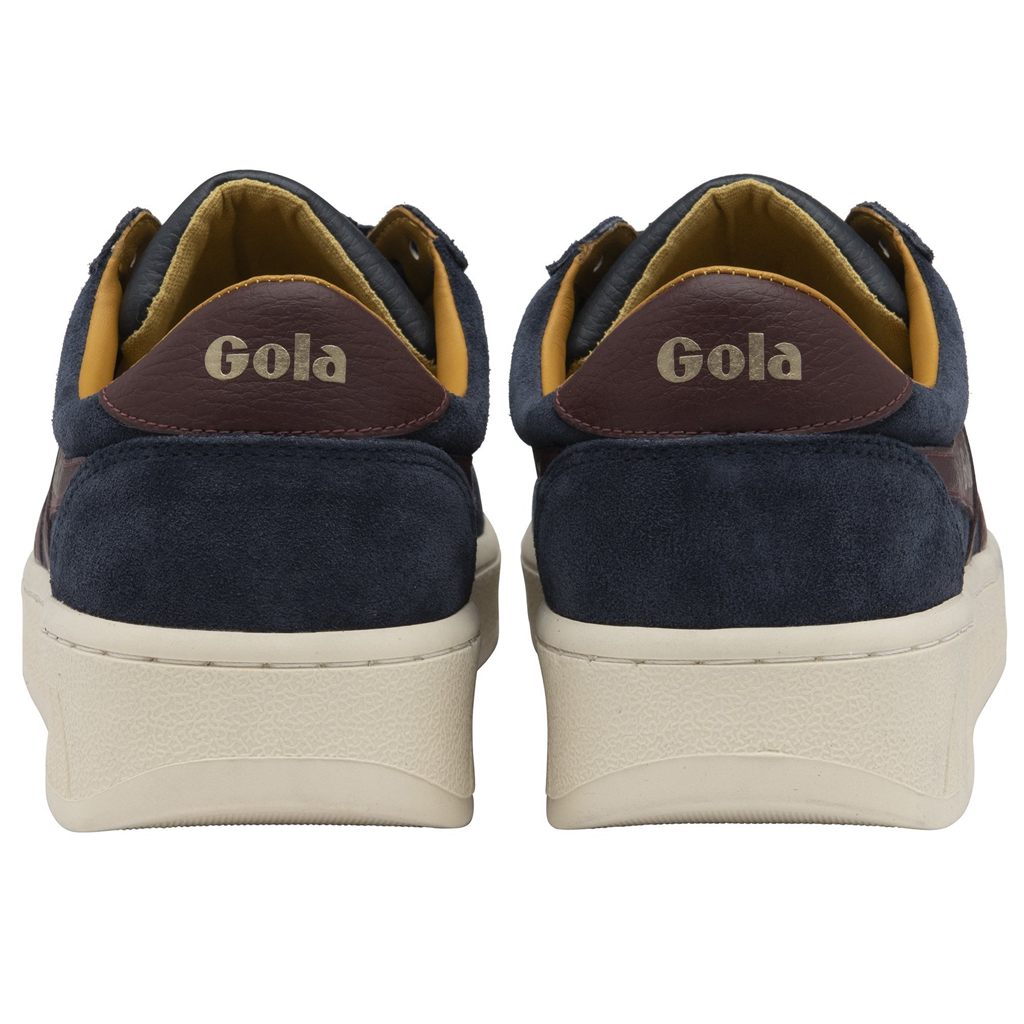 Gola Classics Grandslam Suede Sneakers Sötétkék Bordó Hungary | XAZ-094623
