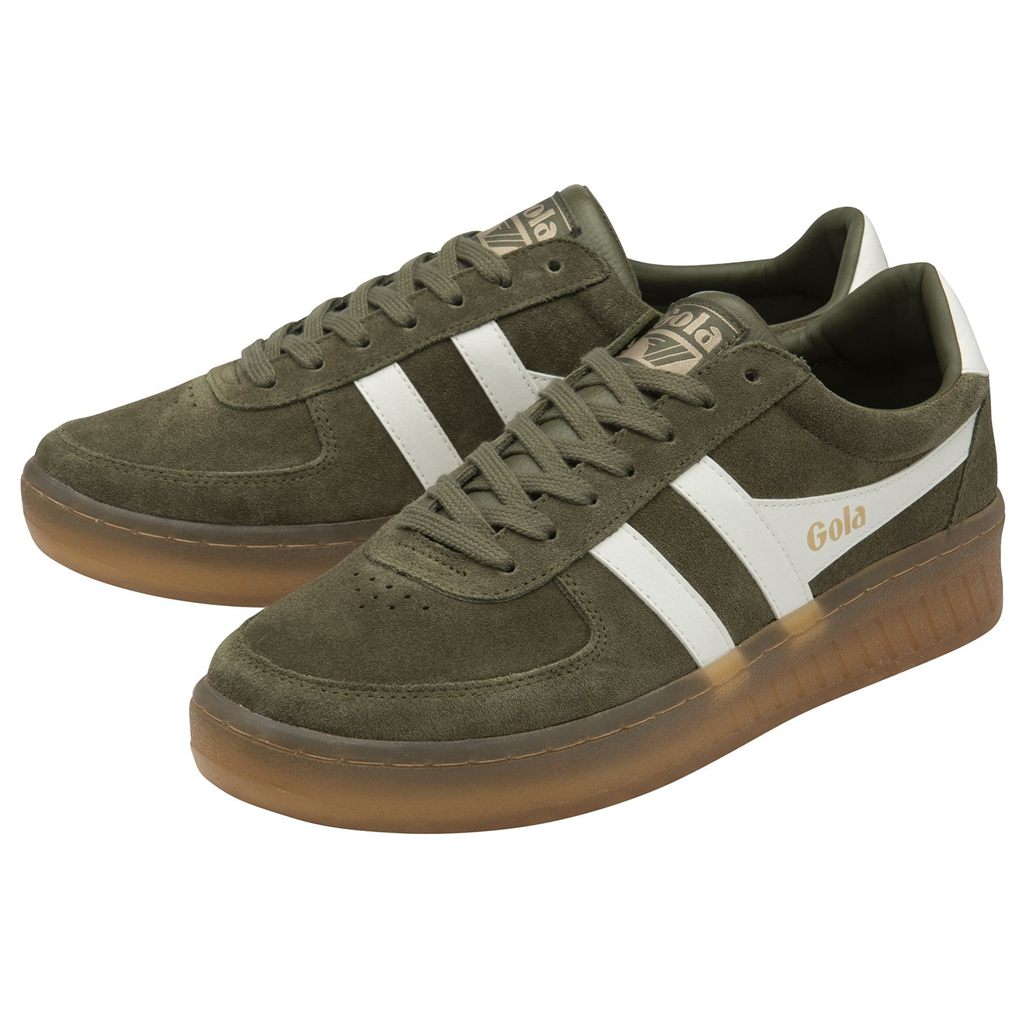 Gola Classics Grandslam Suede Sneakers Khaki Fehér Hungary | WSE-287549