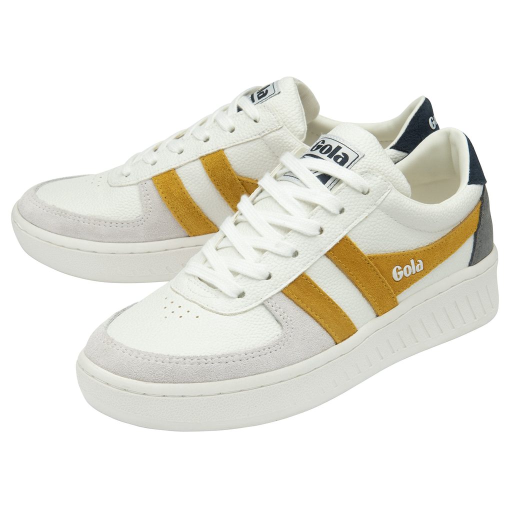 Gola Classics Grandslam Trident Sneakers Fehér Sötétkék Hungary | PWG-045916