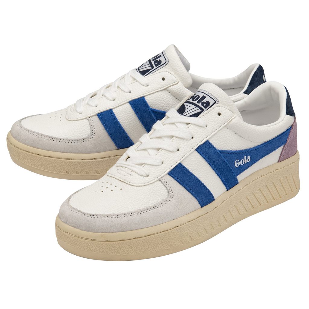 Gola Classics Grandslam Trident Sneakers Fehér Sötétkék Hungary | AMB-528960