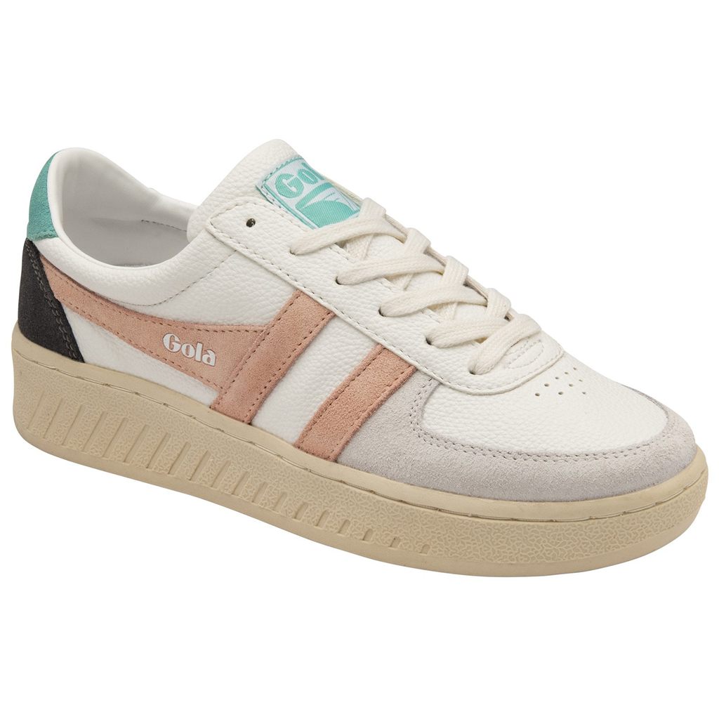 Gola Classics Grandslam Trident Sneakers Fehér Rózsaszín Hungary | FBK-607129