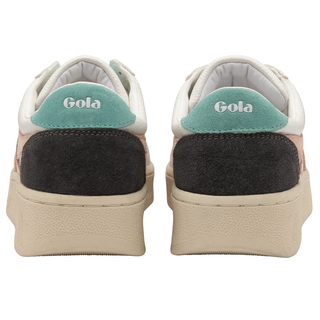 Gola Classics Grandslam Trident Sneakers Fehér Rózsaszín Hungary | FBK-607129
