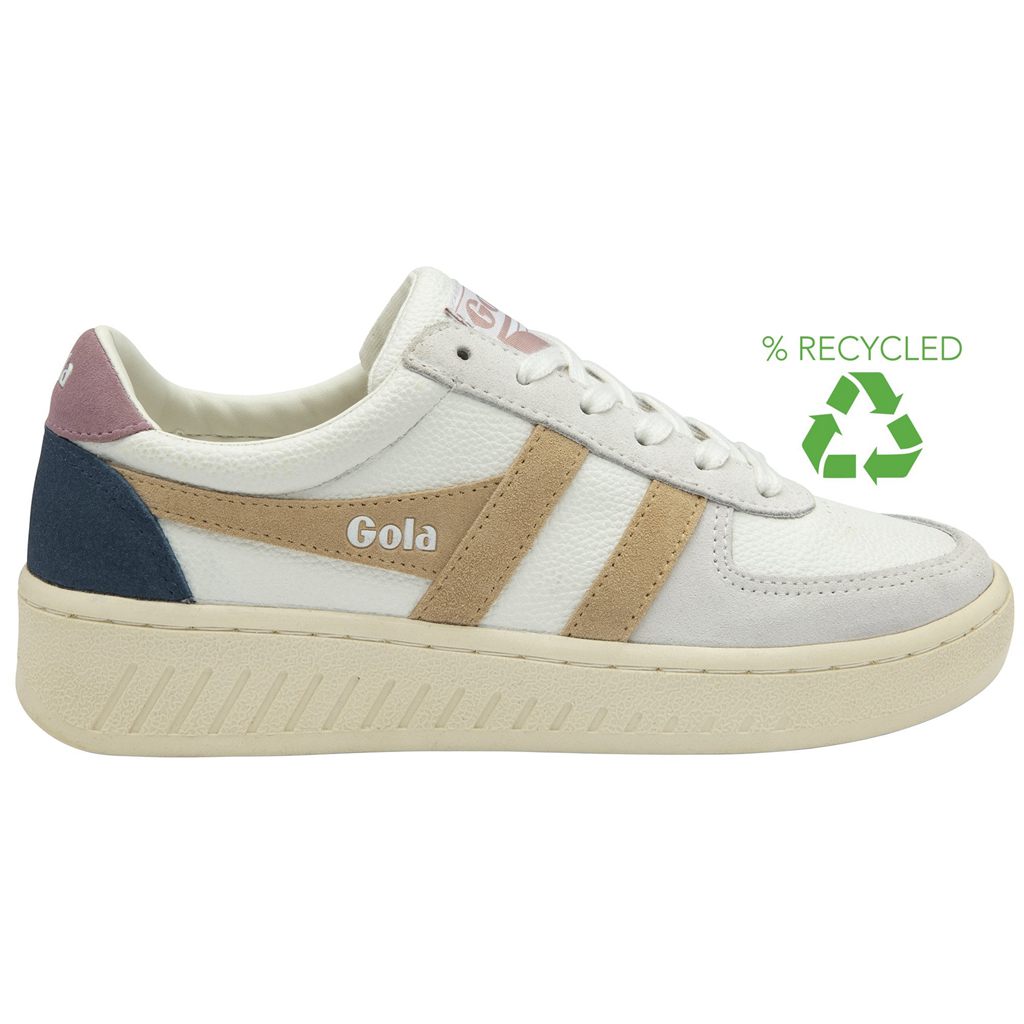 Gola Classics Grandslam Trident Sneakers Fehér Rózsaszín Hungary | PEA-836154