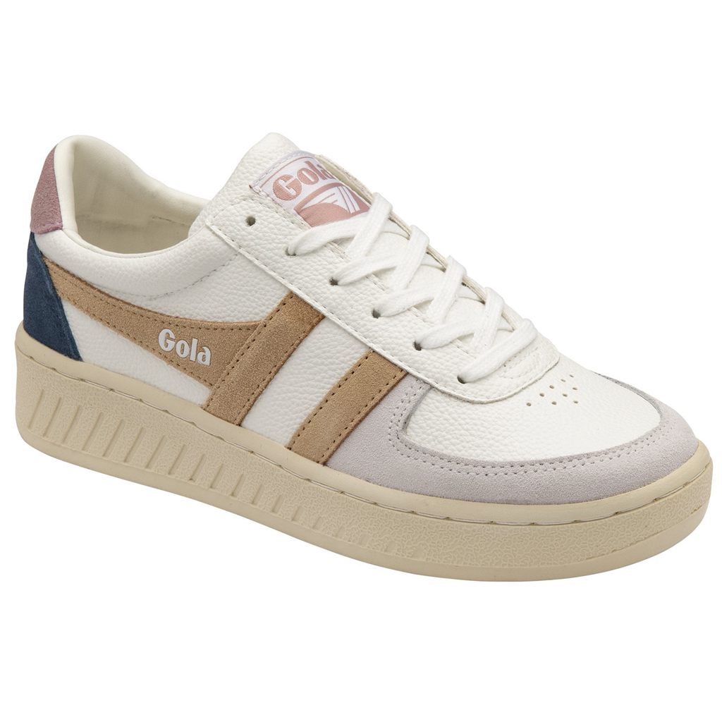 Gola Classics Grandslam Trident Sneakers Fehér Rózsaszín Hungary | PEA-836154