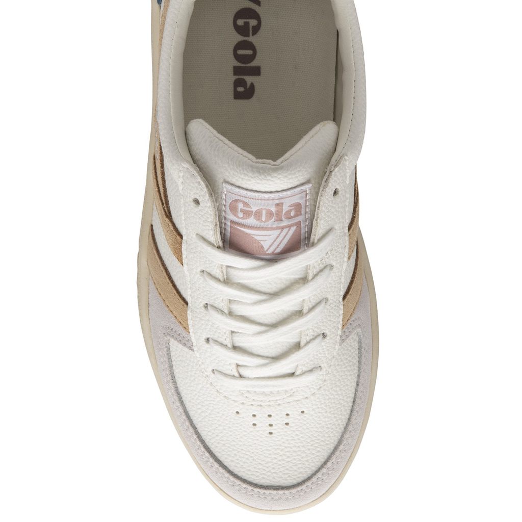 Gola Classics Grandslam Trident Sneakers Fehér Rózsaszín Hungary | PEA-836154