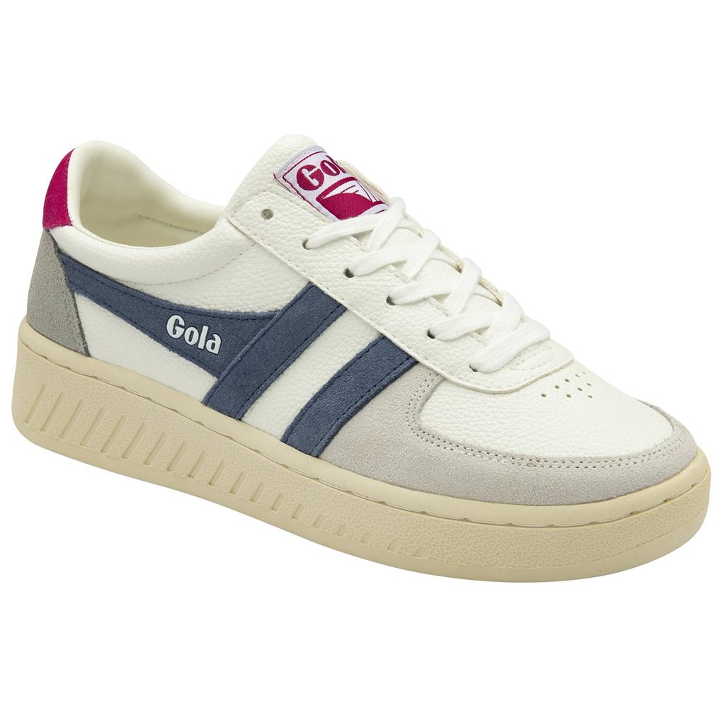 Gola Classics Grandslam Trident Sneakers Fehér Fukszia Hungary | SQY-530846
